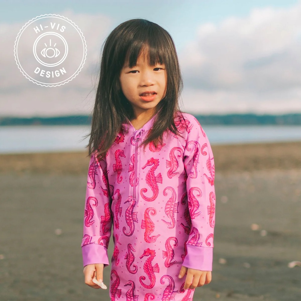 NWT Honeysuckle Swim Hi-Vis Swimsuit 6-12m